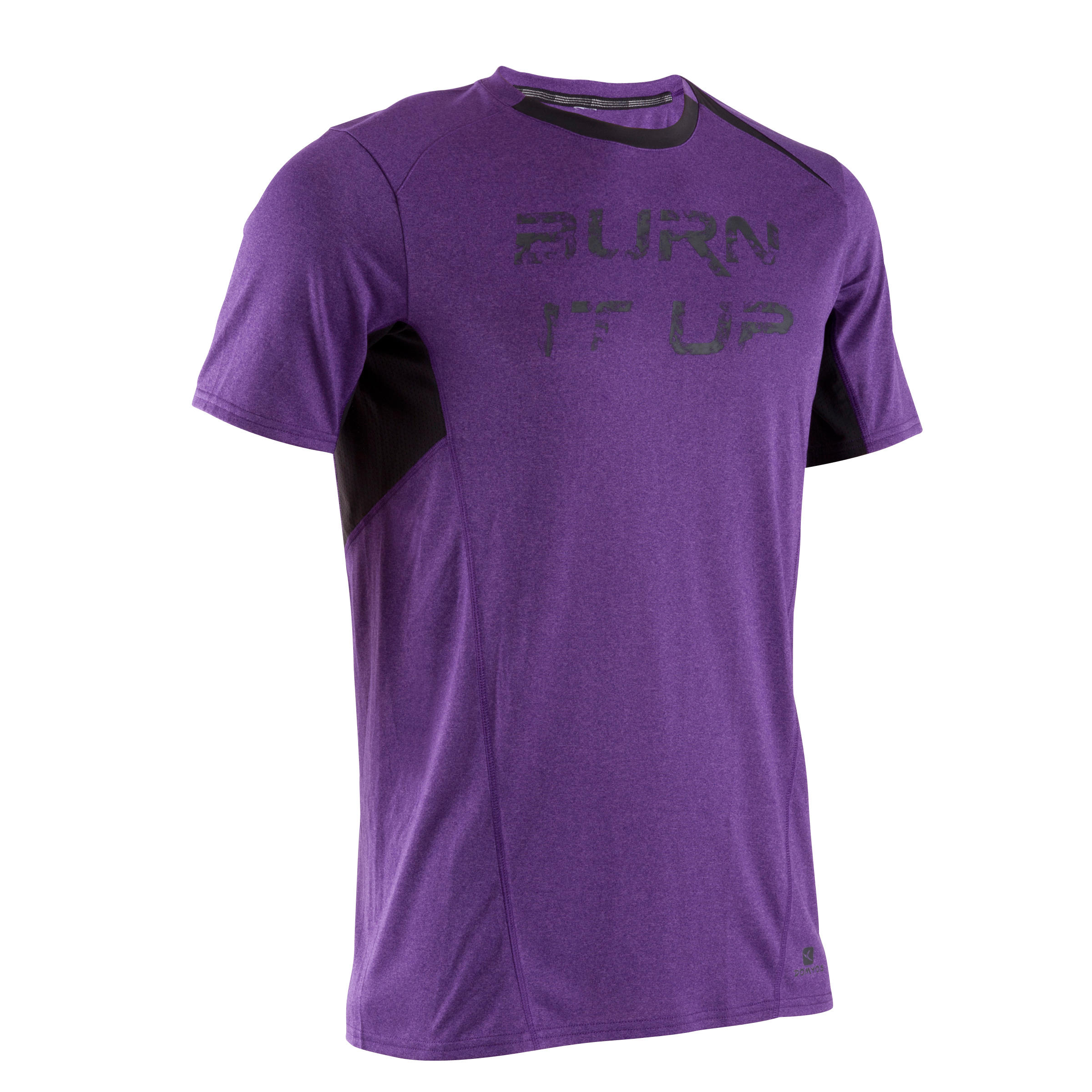 t shirt violet homme