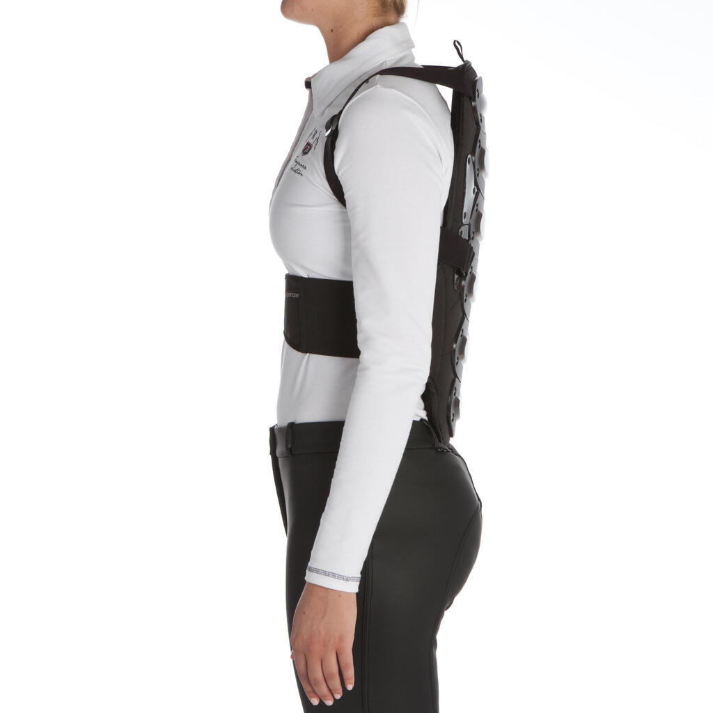 Protection dorsale équitation enfant et adulte SAFETY noir