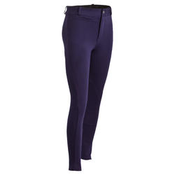 Pantalon équitation enfant SCHOOLING violet