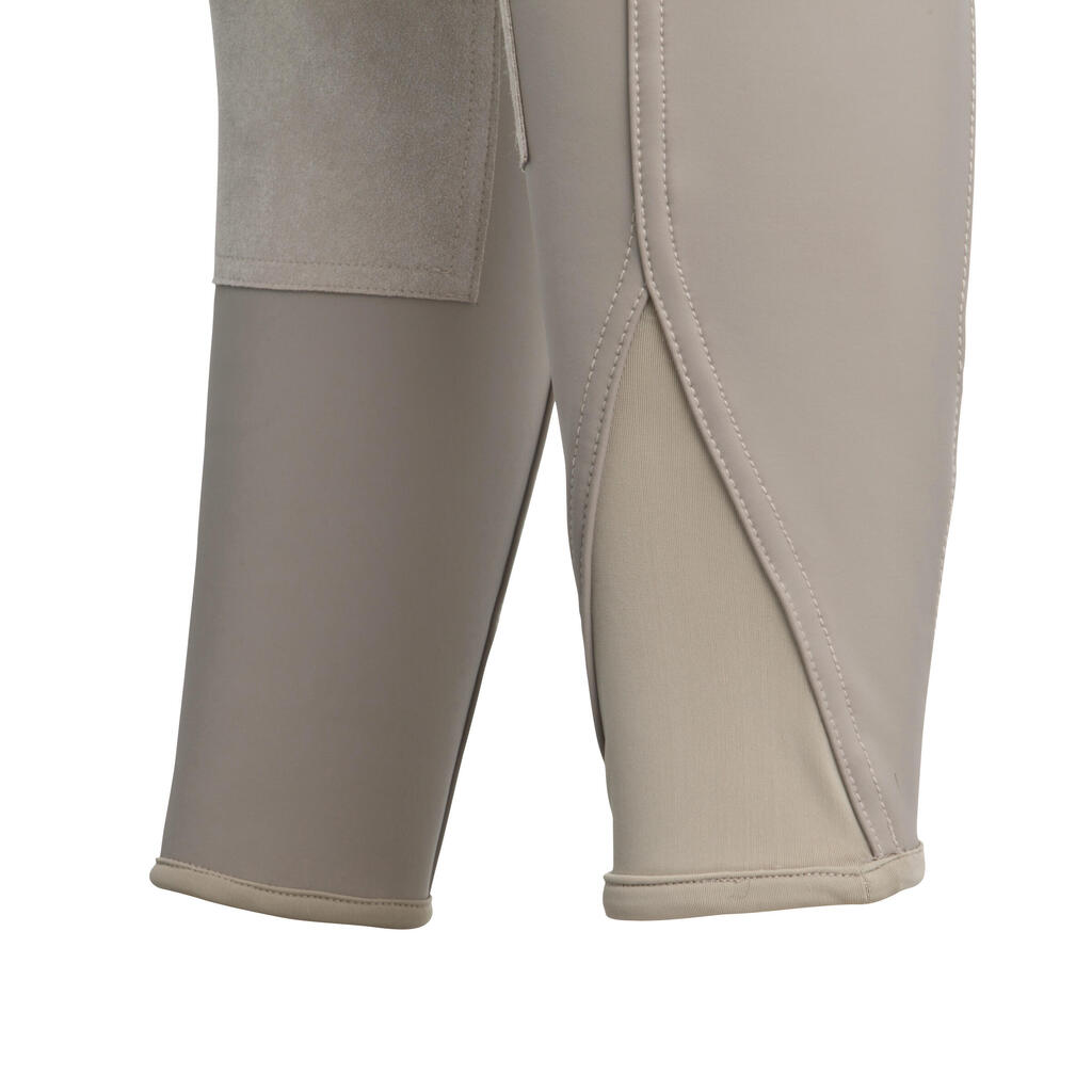 Winter-Reithose Kipwarm wasserdicht Kinder schwarz