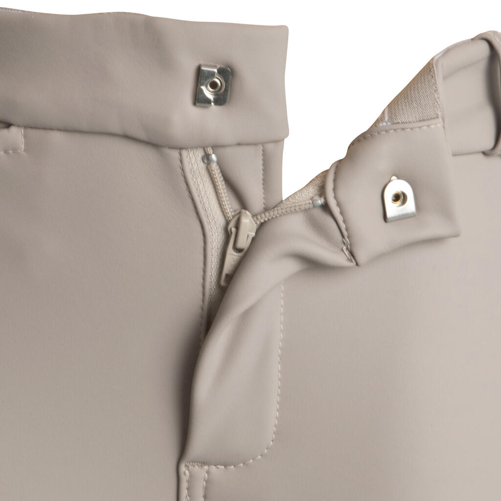 Winter-Reithose Kipwarm wasserdicht Kinder schwarz