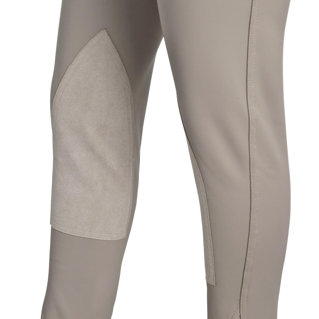 Winter-Reithose Kipwarm wasserdicht Kinder schwarz