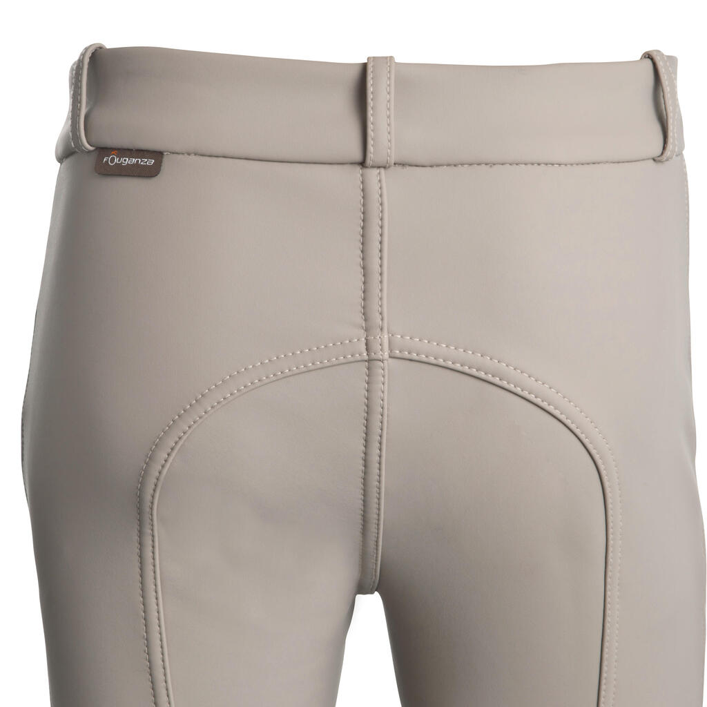 Winter-Reithose Kipwarm wasserdicht Kinder schwarz