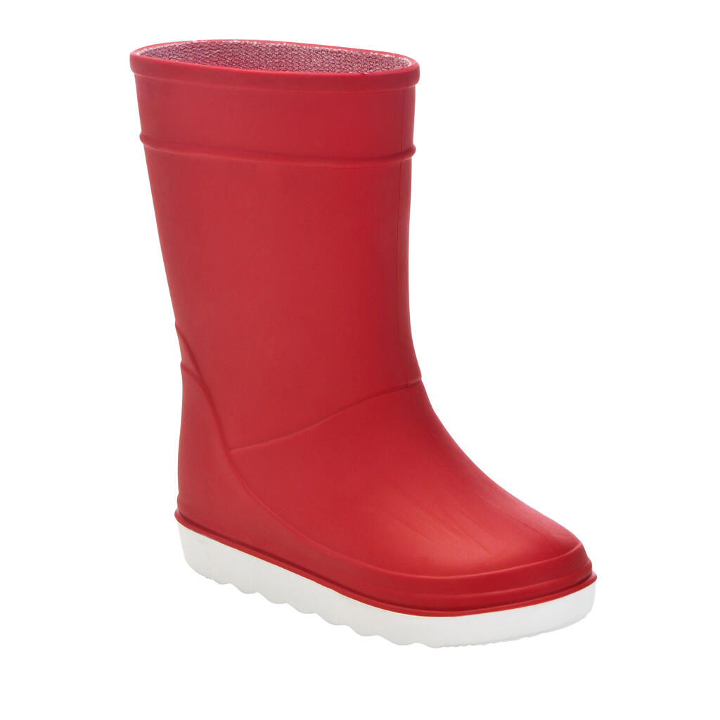 Segelgummistiefel Sailing 100 Kinder hellblau