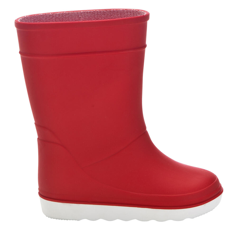 Segelgummistiefel Sailing 100 Kinder hellblau