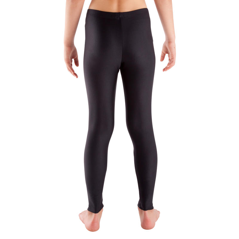 Jimnastik Tayti Cocuk Siyah Ac Ve Rc Domyos By Decathlon