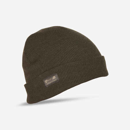 Warm Knitted Hat - Brown