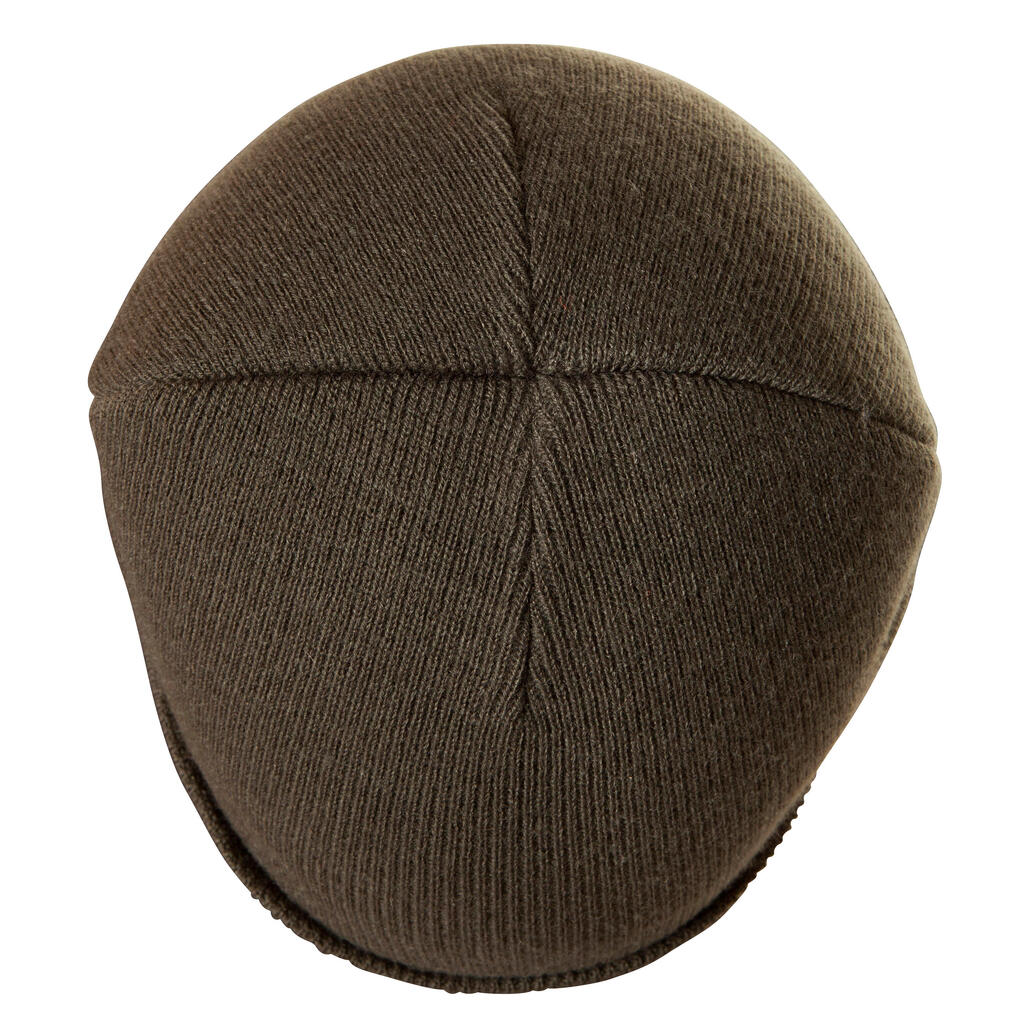 Warm Knitted Hat - Brown