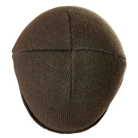 300 Warm Knitted Hunting Hat - Brown