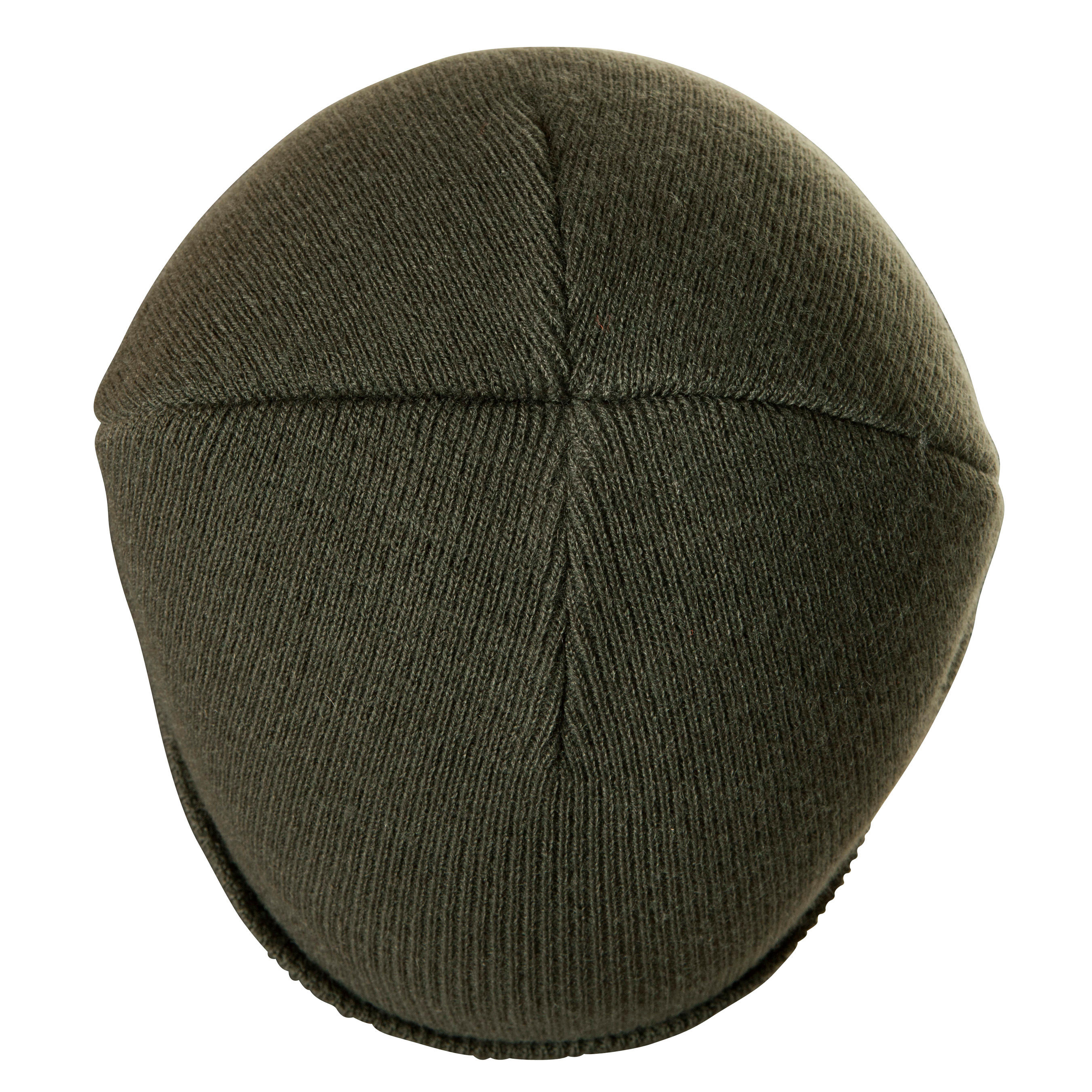 300 Warm Knitted Hunting Hat - Green - SOLOGNAC
