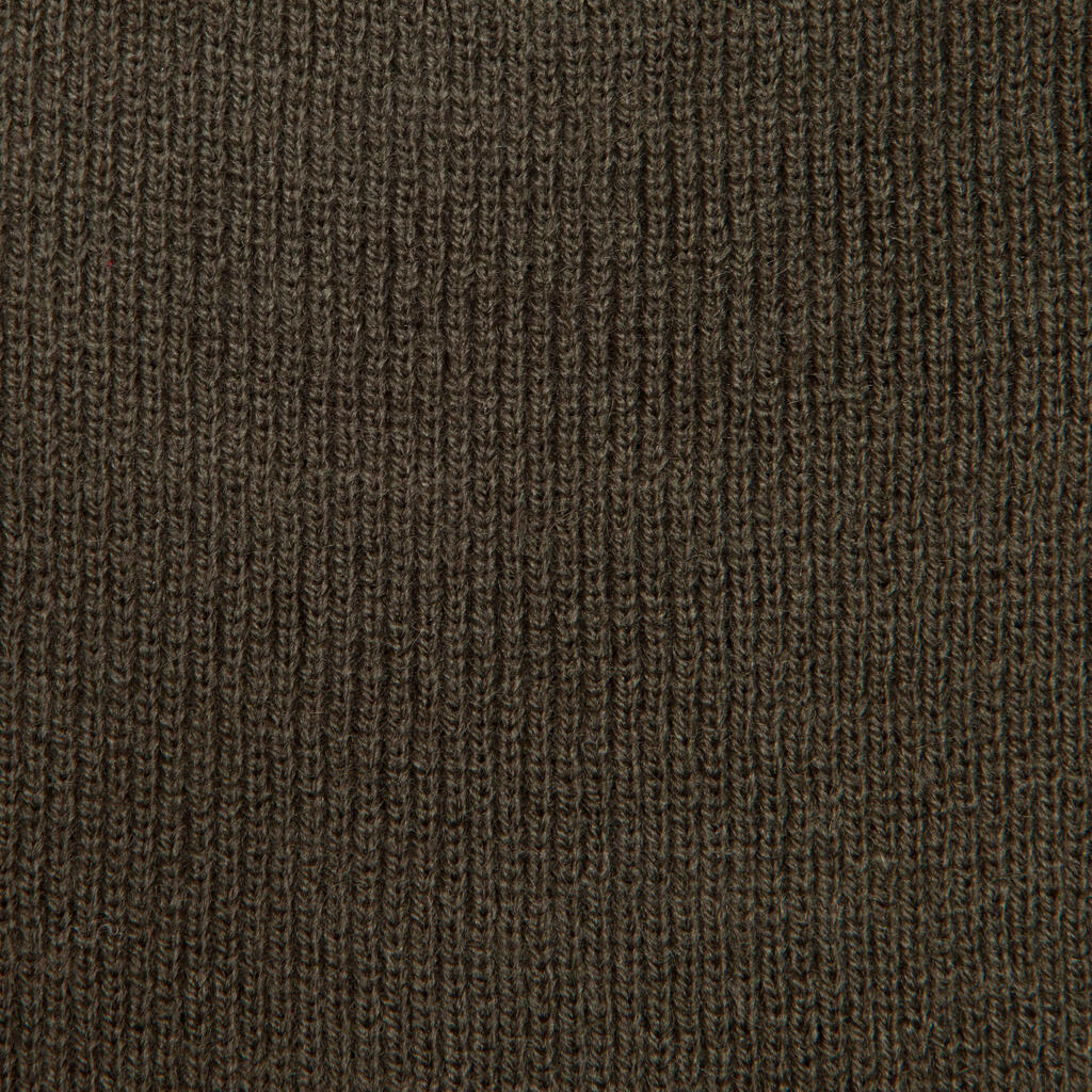 Warm Knitted Hat - Brown