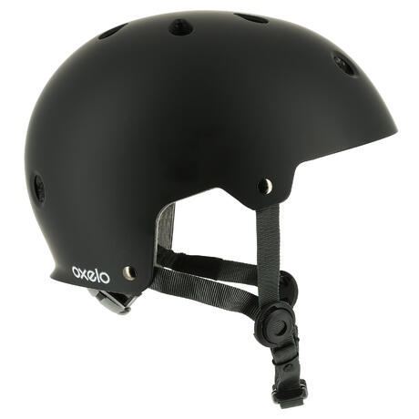 Play 5 Skateboard Scooter Skating Helmet Black Oxelo