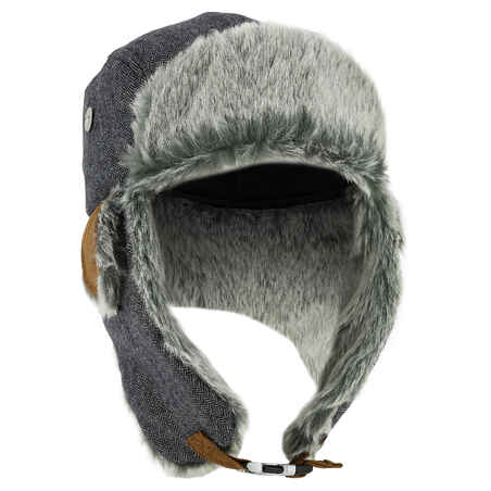 ADULT SKI USHANKA - CRUISING FUR - GREY