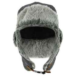 ADULT SKI USHANKA - CRUISING FUR - GREY