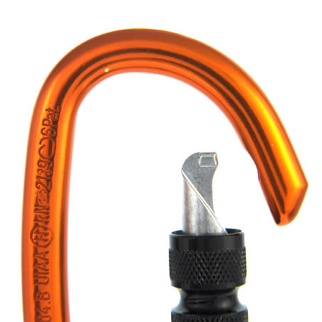 Screw snap hook for climbing and mountaineering - Spider HMS