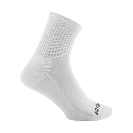RS 100 Adult High Sports Socks Tri-Pack - White