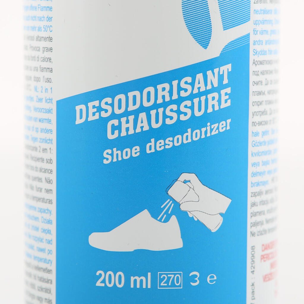 SHOE DEODORISER SPRAY 200ML