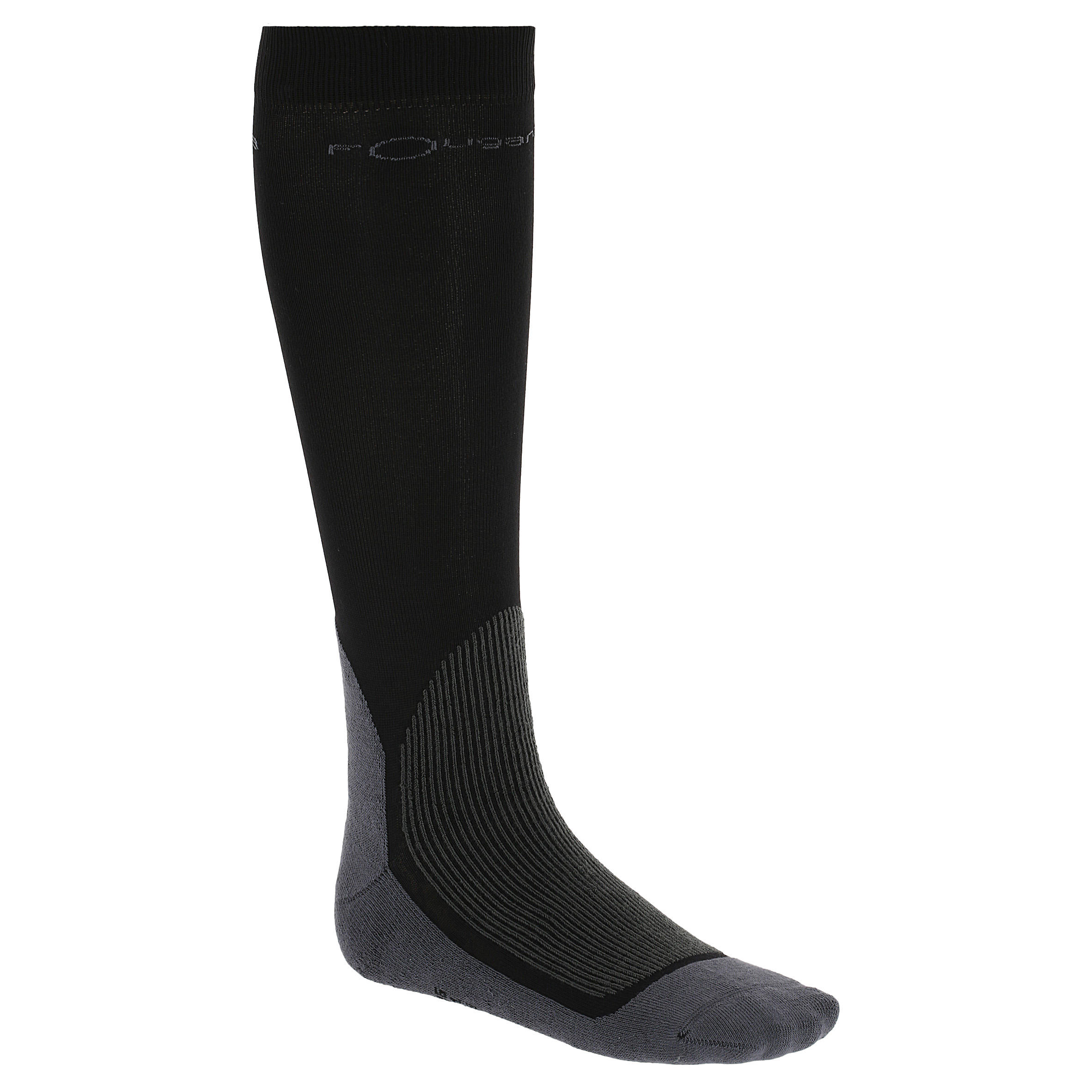 700 Adult Horseback Riding Socks - Black - FOUGANZA