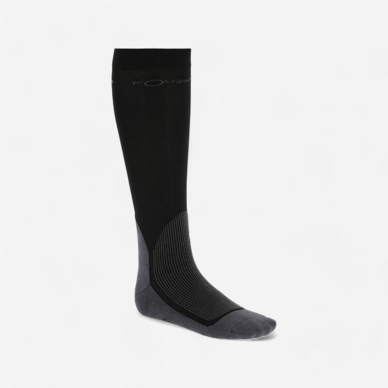 Chaussettes équitation adulte EQUAREA noires x 1 paire Chaussettes équitation adulte EQUAREA noires x 1 paire
