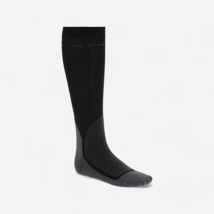 Reitsocken 700 Erwachsene schwarz