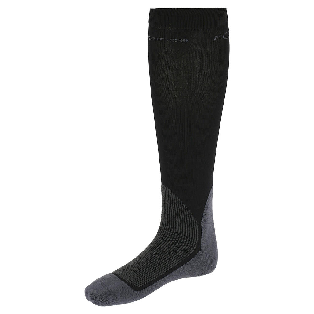 Chaussettes équitation adulte 700 noir