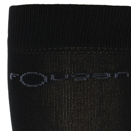 Chaussettes équitation adulte 700 noir