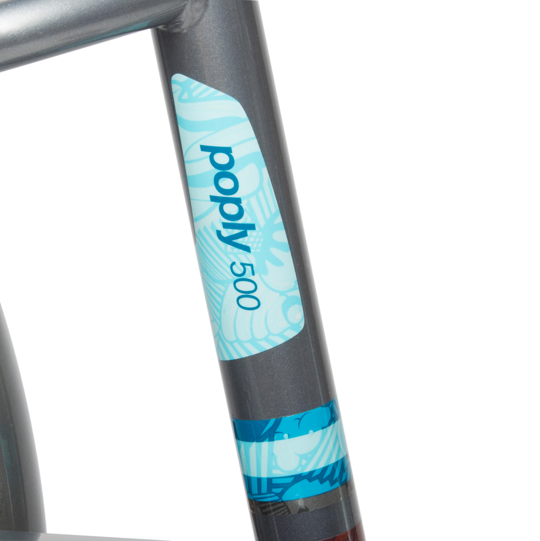 Poply 500 Kids' 24-Inch Bike - Grey 3/19