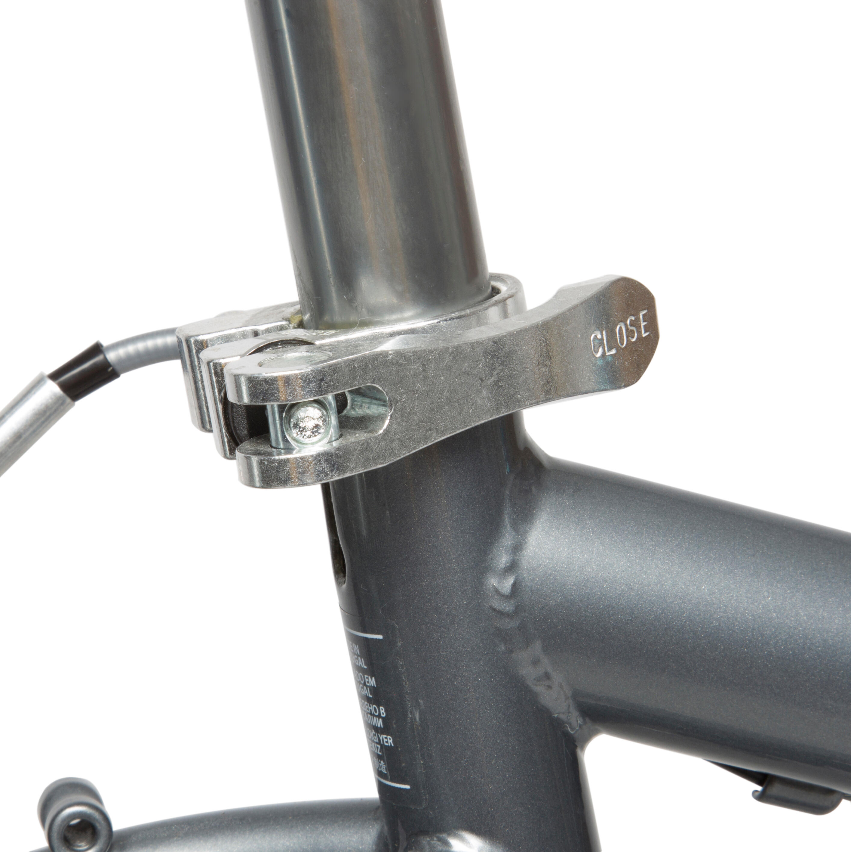 Poply 500 Kids' 24-Inch Bike - Grey 5/19