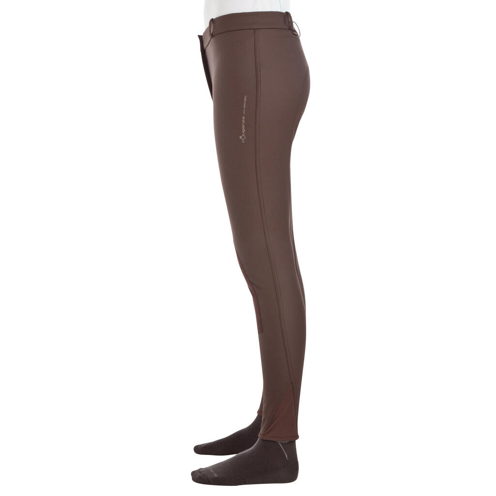 Winter-Reithose Kipwarm wasserdicht Kinder schwarz