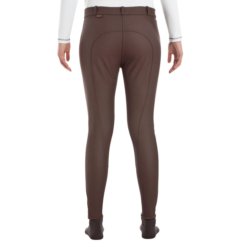 Winter-Reithose Kipwarm wasserdicht Kinder schwarz