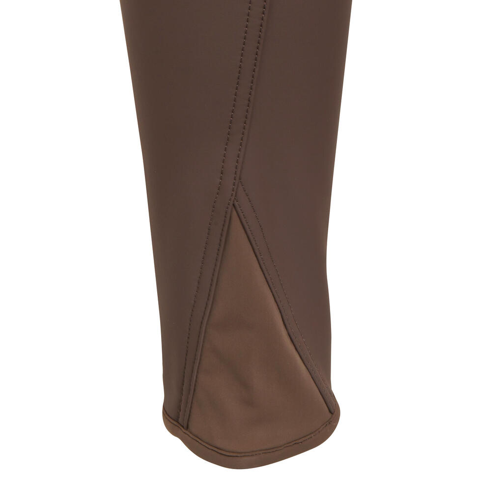 Winter-Reithose Kipwarm wasserdicht Kinder schwarz