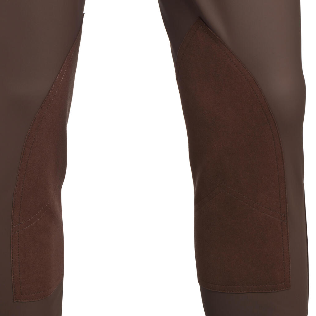 Winter-Reithose Kipwarm wasserdicht Kinder schwarz