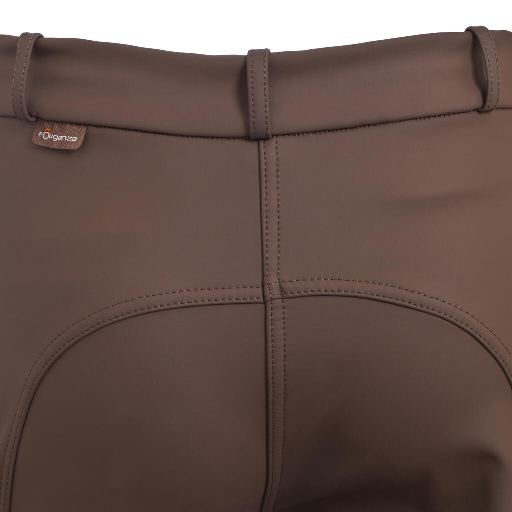 Winter-Reithose Kipwarm wasserdicht Kinder schwarz