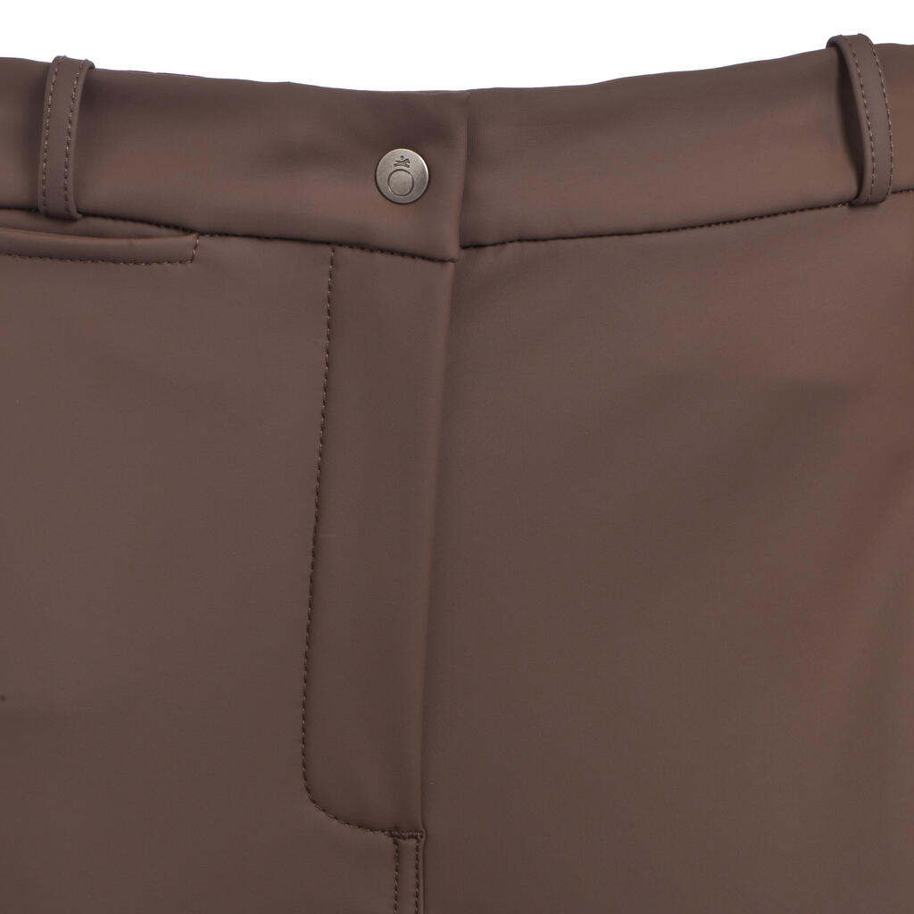 Winter-Reithose Kipwarm wasserdicht Kinder schwarz