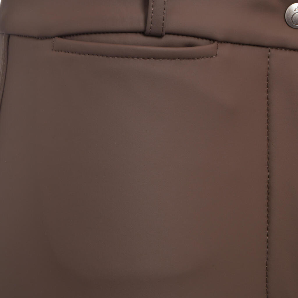 Winter-Reithose Kipwarm wasserdicht Kinder schwarz