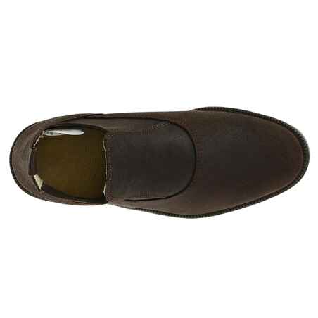 Suaugusiųjų klasikiniai odiniai jojimo batai (46–49 dydžiai), rudi