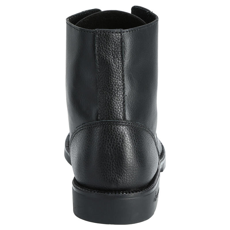 Boots équitation adulte CLASSIC LACETS noir