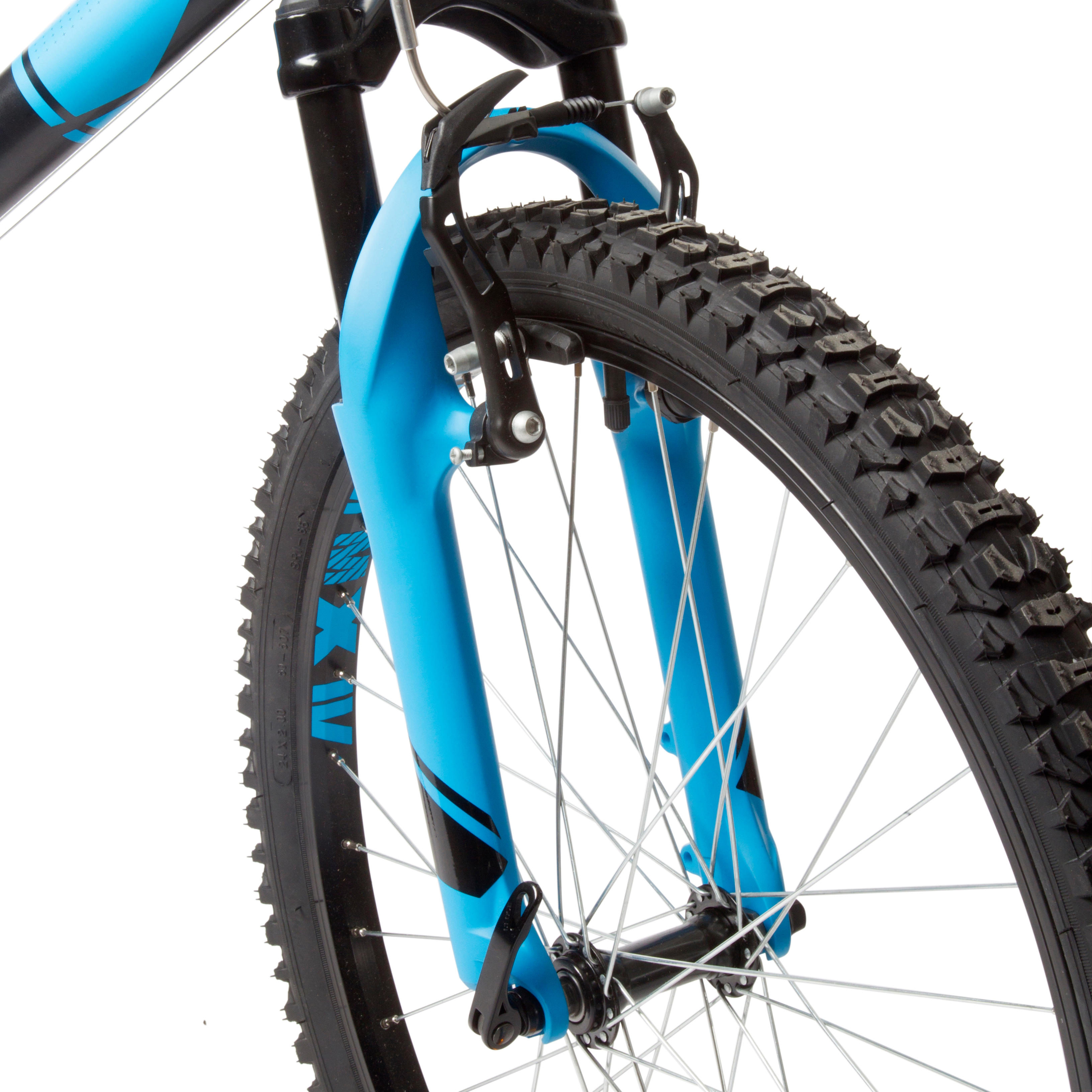 Rockrider 500 Kids' 24-Inch Mountain Bike 9-12 Years - Blue - Decathlon