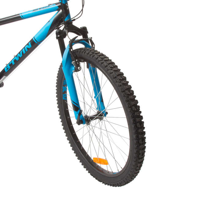 MTB ROCKRIDER 500 24 tum 912 år blå BTWIN DECATHLON