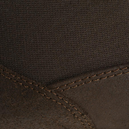 Suaugusiųjų klasikiniai odiniai jojimo batai (46–49 dydžiai), rudi