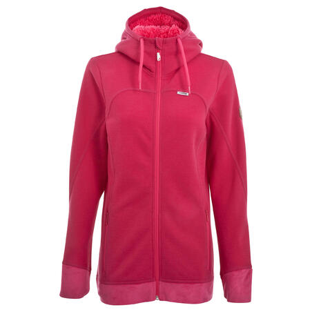 SOUS VESTE SKI FEMME MID WOOL ROSE WEDZE