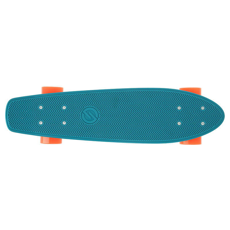 Cruiser skateboard YAMBA 100 azzurro-corallo