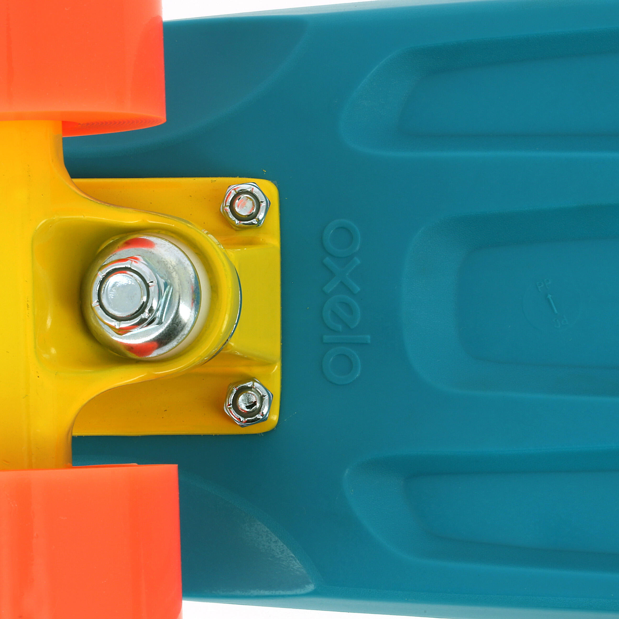 Cruiser Skateboard Yamba 100 - Blue/Coral - OXELO