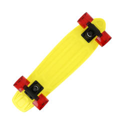 Cruiser Skateboard YAMBA Jaune rouge