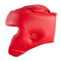 Boxing Competition and Training Open Head Guard - Red