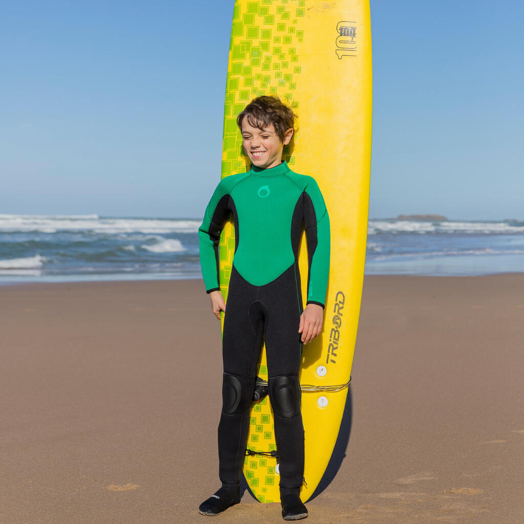 Neoprenanzug Surfen 100 4/3 mm Kinder