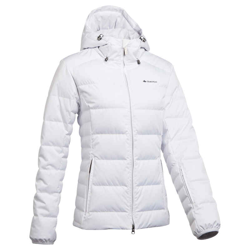 QUECHUA Arpenaz 700 X Warm women's down hiking jacket - white - Decathlon