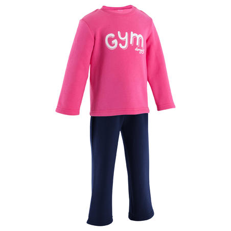 Warm'y Baby Fitness Tracksuit - Pink/Navy