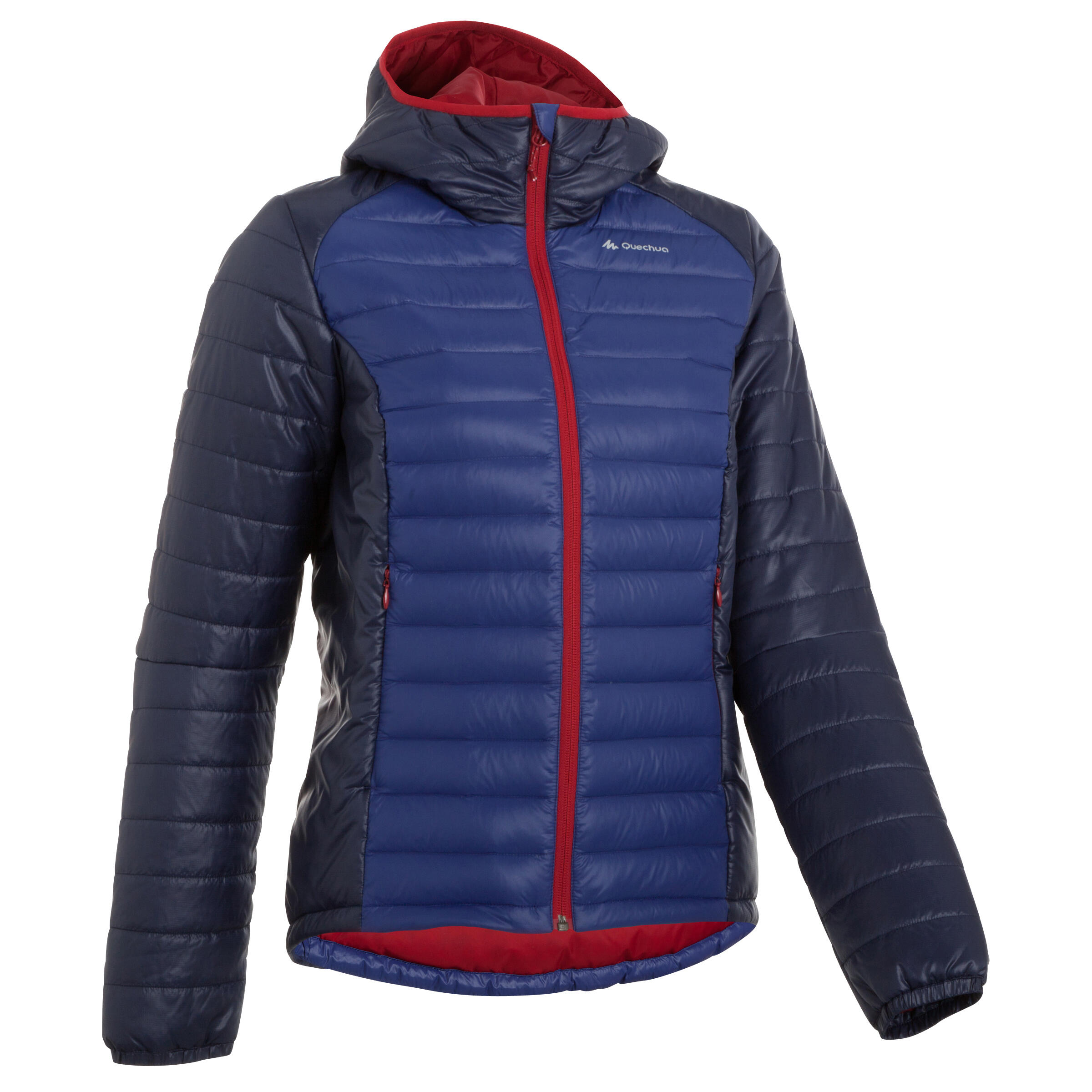 FORCLAZ X-Light Ladies' Quilted Hiking Jacket - dark blue