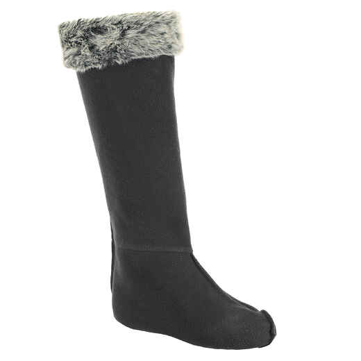 
      Adult Faux Fur/Fleece Horse Riding Boot Socks
  